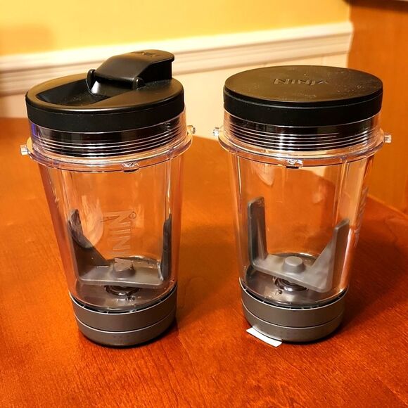 Ninja Power Nutri Bowl Blender Replacement Cups w/ Lids - Picture 1 of 5